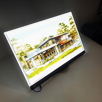 A2 LED Light Pad for Diamond Painting Tracing Drawing 3-Level Brightness USB Powered Ultra-Thin Acrylic Light Board 15.75x23.62 Inch Diamond Art Supplies Animation
