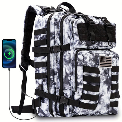50L High Capacity Tactical Backpack Unisex – MOLLE Military Bag for Camping, Fishing, Hunting, Hiking & Travel – 13 Color Options Including Handbag & Storage Bag Variants