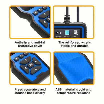 OBD2 Scanner Code Reader Car Diagnostic Tool Engine Fault Code Reader with Live Data Freeze Frame I/M Readiness for All OBDII Protocol Vehicles No Battery Required