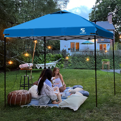 10x10 Pop Up Canopy Replacement Top Cover with Air Vent – Waterproof UV-Resistant Canopy Top for Straight Leg Tents, All-Season Outdoor Sun Shade for Garden, Patio & Camping, 11 Colors (Top Only)