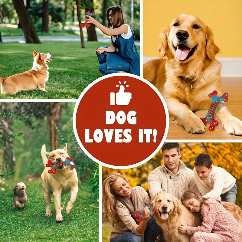 Indestructible Dog Chew Toys for Aggressive Chewers Large Breed Tough Nylon Dog Teething Toy Durable Sturdy Boredom Relief Interactive Chew Toy Keeps Dogs Busy Red 1pc 2pcs 4pcs