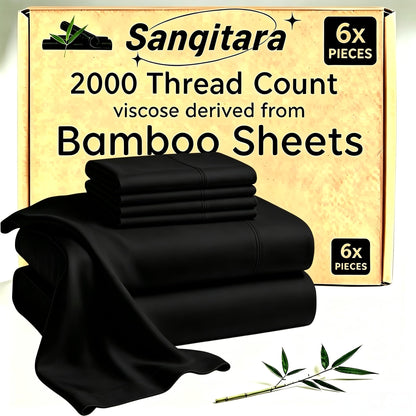 Cooling Bed Sheet Sets Bamboo Blend King Queen Full Twin – Ultra-Soft Deep Pocket Fitted Sheet for Hot Sleepers, Breathable Moisture-Wicking Lightweight Bedding White Black Apricot Gray Navy Purple