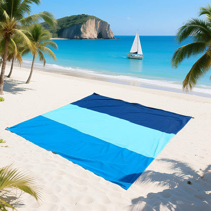Extra Large Anti Sand Beach Blanket for 4-7 People 82x78 Inch Waterproof Lightweight Sandproof Picnic Mat for Beach Camping Hiking Travel Outdoor