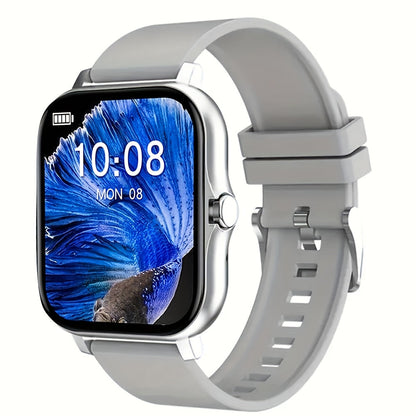Large Screen Smart Watch HD Voice Call Fitness Tracker Unisex Compatible iPhone Android Multiple Sports Modes Heart Rate Monitor Message Reminder Outdoor Sports Daily Wear Holiday Gift
