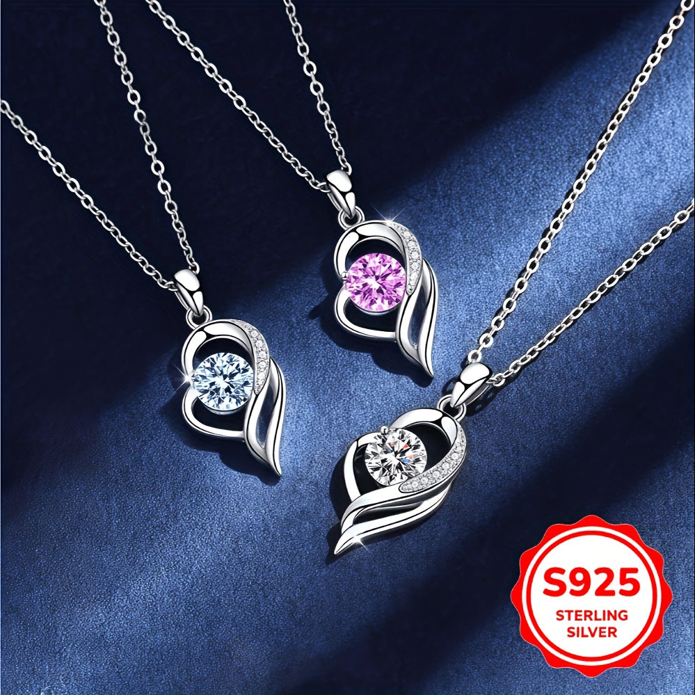 Sparkling Synthetic Zirconia Necklace Set 2-3pcs – Hypoallergenic Delicate Layering Necklaces for Women, Dainty CZ Jewelry for Casual Wear & Parties, Luxury Gift Set with Earring Bundle Option