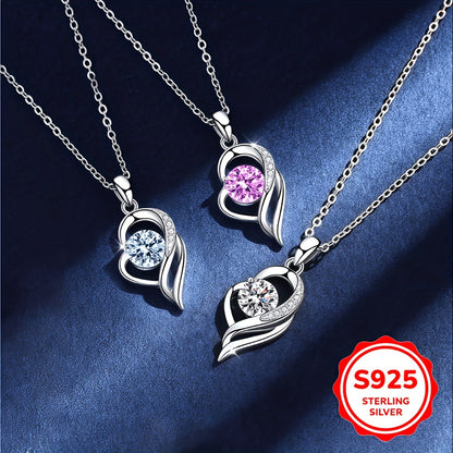 Sparkling Synthetic Zirconia Necklace Set 2-3pcs – Hypoallergenic Delicate Layering Necklaces for Women, Dainty CZ Jewelry for Casual Wear & Parties, Luxury Gift Set with Earring Bundle Option