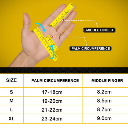 Tactical Full Finger Gloves with Touchscreen Compatibility Anti-Skid Wear-Resistant for Motorcycle Hiking Camping Hunting Shooting Cycling Outdoor Sports Men Women Black