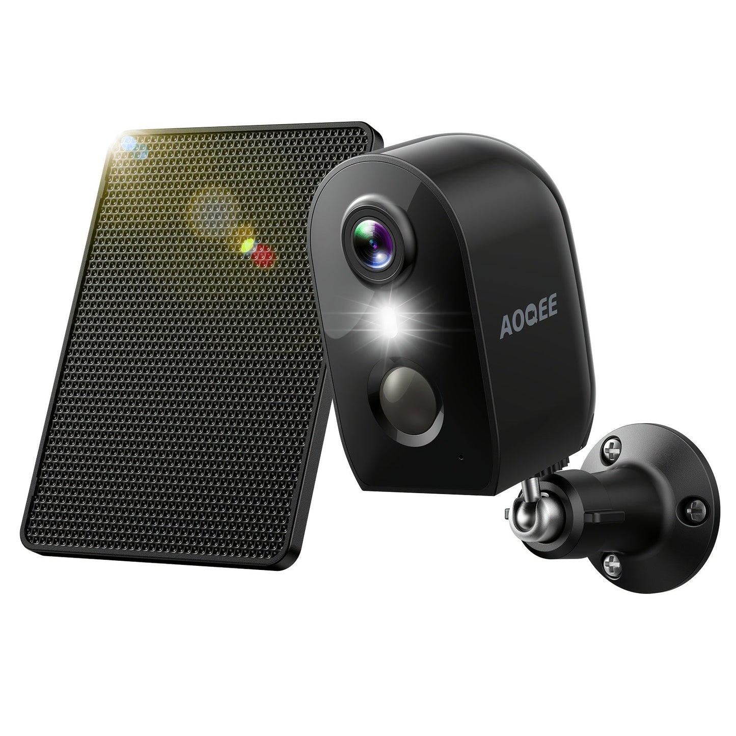 Wansview Solar Security Camera Outdoor Wireless 2K HD – Color & Infrared Night Vision, PIR AI Motion Detection, Two-Way Audio, IP65, SD Card & Cloud Storage, Alexa & Google Home Compatible, 1-4 Pack