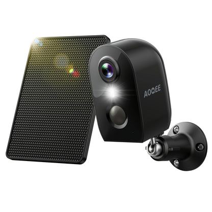 Wansview Solar Security Camera Outdoor Wireless 2K HD – Color & Infrared Night Vision, PIR AI Motion Detection, Two-Way Audio, IP65, SD Card & Cloud Storage, Alexa & Google Home Compatible, 1-4 Pack