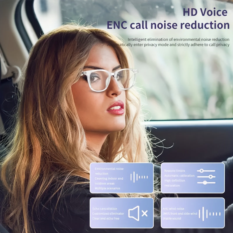 Smart Audio Glasses Bluetooth 6.0 – Auto-Dimming Photochromic Lenses, Anti Blue Light, Music & Phone Calls, Turns Into Sunglasses in Seconds, Multiple Frame Colors