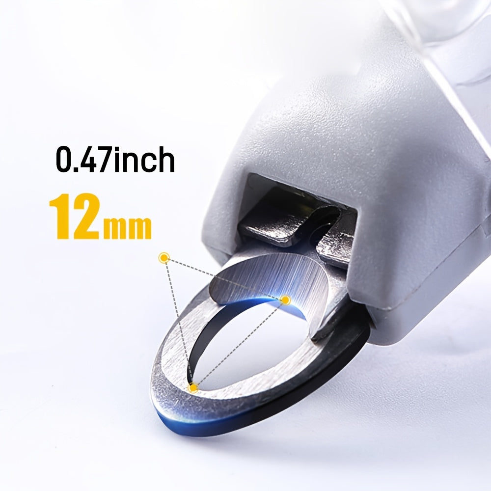 LED Pet Nail Clipper 2-Pack with Ergonomic Non-Slip Handle – Precise Safe Cat & Dog Nail Trimmer with Built-In LED Light for Accurate Grooming, Orange Gray, Essential Pet Nail Care Tool