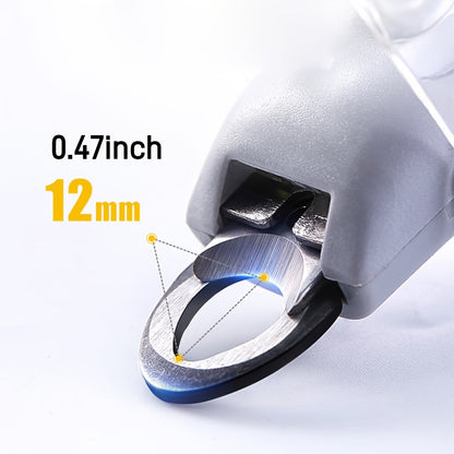 LED Pet Nail Clipper 2-Pack with Ergonomic Non-Slip Handle – Precise Safe Cat & Dog Nail Trimmer with Built-In LED Light for Accurate Grooming, Orange Gray, Essential Pet Nail Care Tool