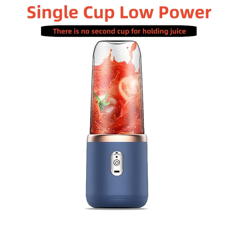 Portable Personal Blender Juicer 1500mAh USB Rechargeable – Food Grade ABS Double Cup Fruit & Vegetable Smoothie Maker, Multifunctional Mini Juicer for Home, Travel & Gym, Gift Box Included