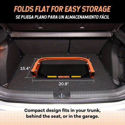 Foldable Tire Steps Anti-Slip for Truck SUV Trailer – Adjustable Height, 300/500/650 LB Load Capacity, Fits Tires Up to 13.5" Wide, Portable Tire Step Stool