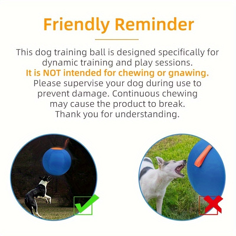 Chew-Resistant Dog Ball Toy for Fetch & Training – Durable Polo Balls for Golden Retrievers, Bulldogs, Shiba Inu, Corgi & Australian Shepherd, Self-Play & Obedience Exercise