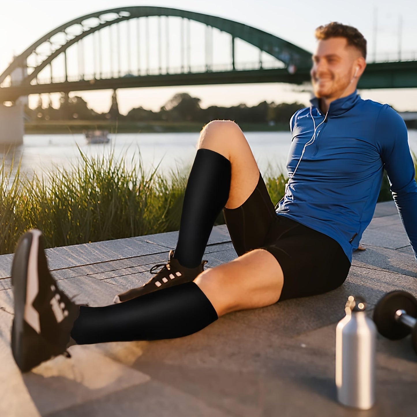 Copper Compression Socks 10 Pairs for Women & Men – Knee High Circulation Support Socks for Running Cycling Climbing Athletic Daily Wear S M L XL XXL Black Skin