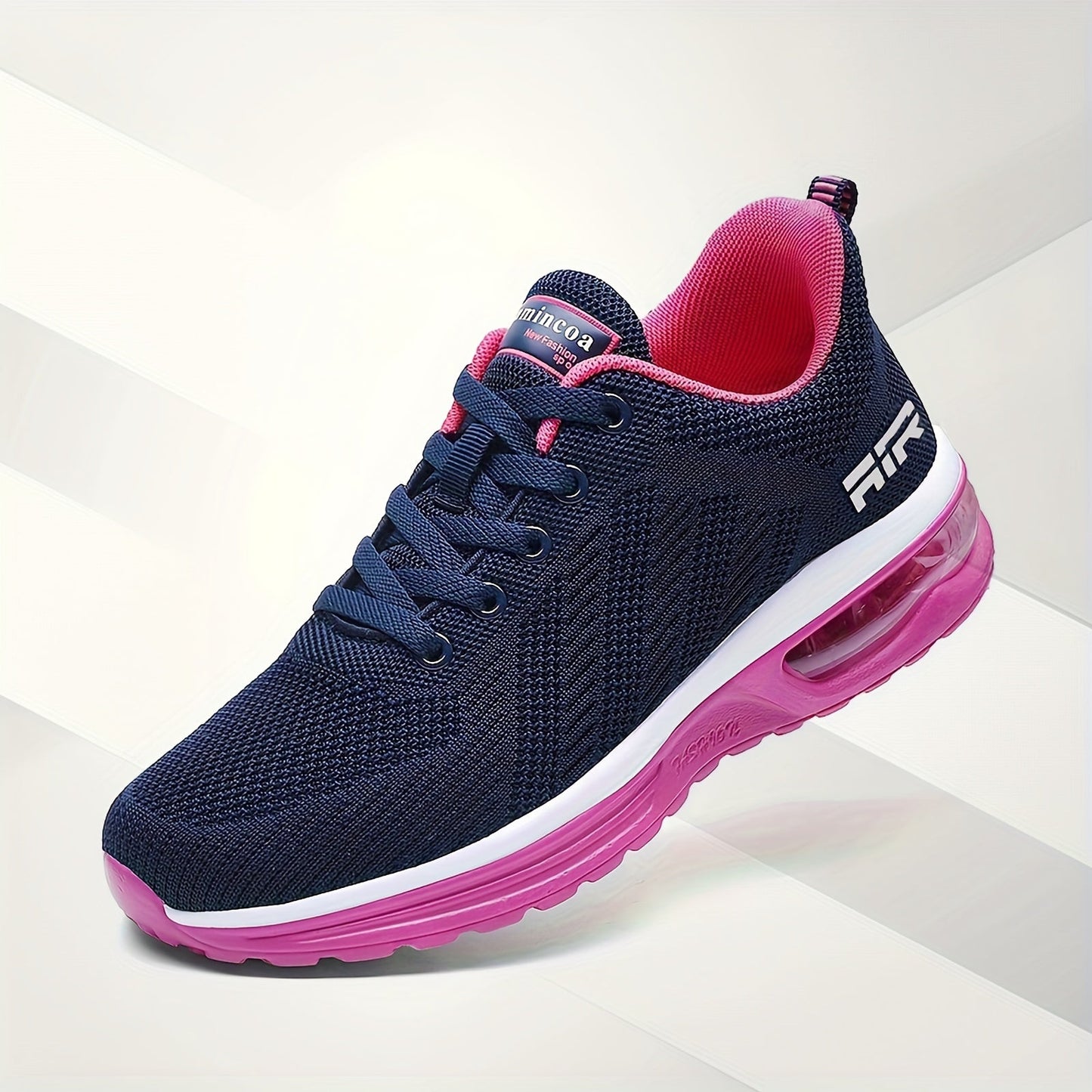 Women's Lightweight Running Sneakers with Air Cushion Sole – Breathable Walking Shoes for Women, Non-Slip Tennis Shoes, Fitness & Gym Sports Shoes, Comfortable Everyday Athletic Sneakers for Ladies