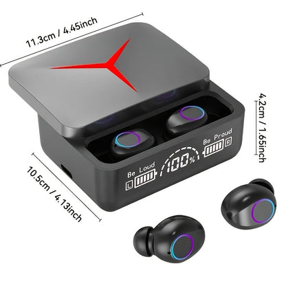 Smartwatch & Wireless Bluetooth Earphones Combo Set – Health Monitor, GPS Tracking, Wireless Calling, Sleep Tracker, Compatible with Android & iPhone for Men and Women