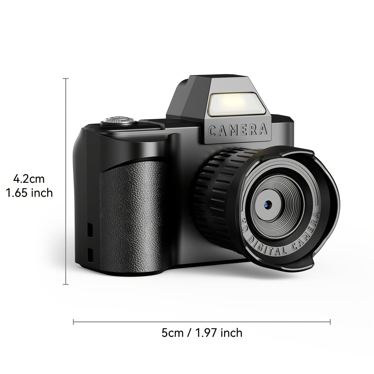 Mini Keychain Camera 1080P HD 2MP with 64GB Memory Card – Compact Portable Thumb-Sized Camcorder, Micro Pocket Camera, Great Gift for Girlfriend, Boyfriend, Travelers & Kids
