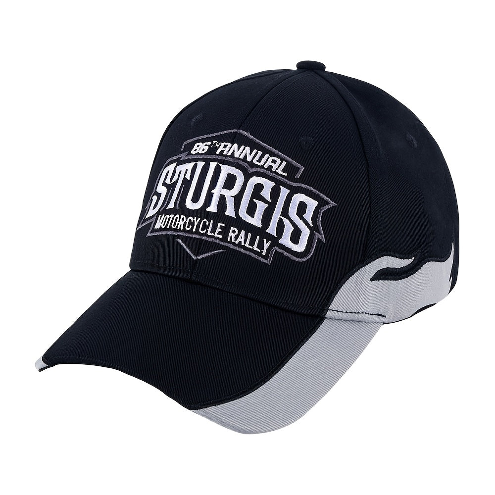 Sturgis 2026 Embroidered Baseball Cap – 86th Motorcycle Rally Souvenir Hat with 3D Embroidery, Adjustable Fit, Perfect Biker Gift for Men & Women