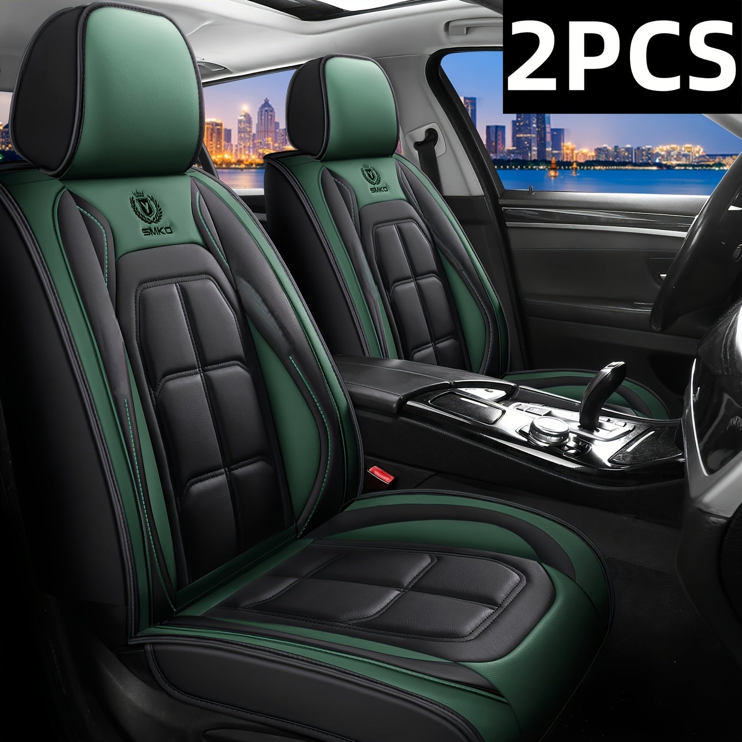 Faux Leather Car Seat Covers Universal Fit – Waterproof & Dirt-Resistant Protective Seat Cover for Cars, SUVs, Vans & Trucks, 1pc / 2pcs / 5pcs Set, Multiple Colors
