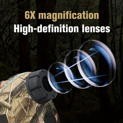Laser Rangefinder 1200 Yards – 6X Magnification, Rechargeable, Slope Compensation, Flagpole Lock, Speed & Altitude Measurement, Golf & Hunting Camo Design