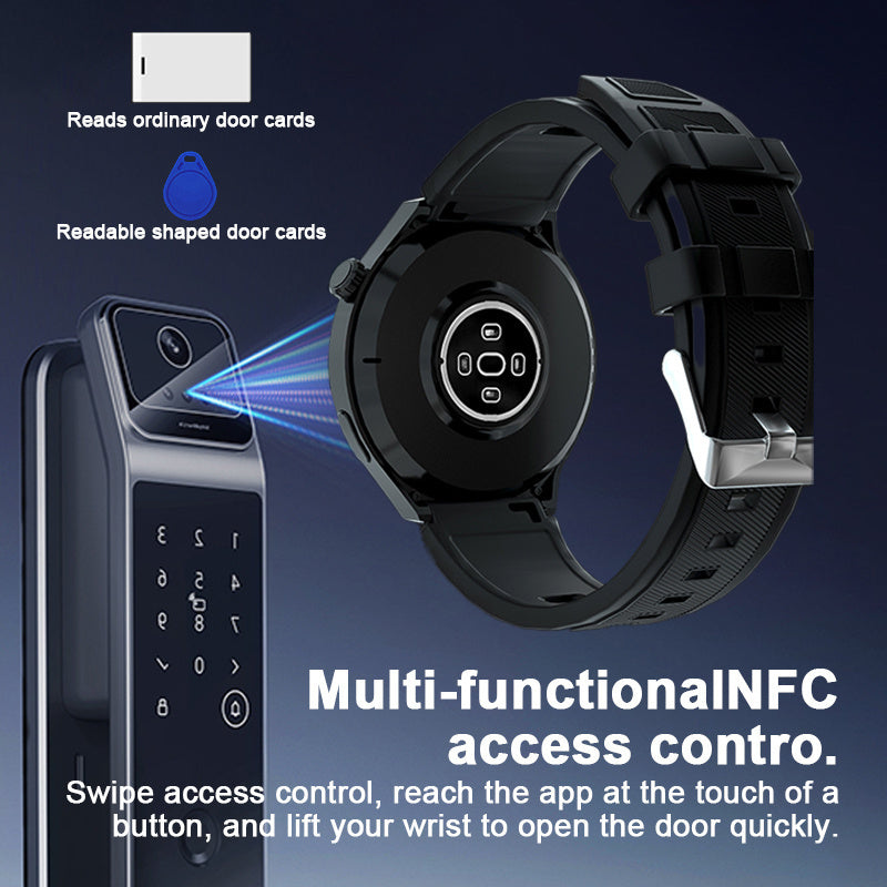 Smartwatch with Call Function & Fitness Tracker for Men & Women – Silicone Strap, Step Counter, Calorie Tracking, Heart Rate Monitor, Multiple Sports Modes, Music Playback & Remote Camera Control